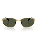 Ray-Ban gold metal geometrical sunglasses (British brand)