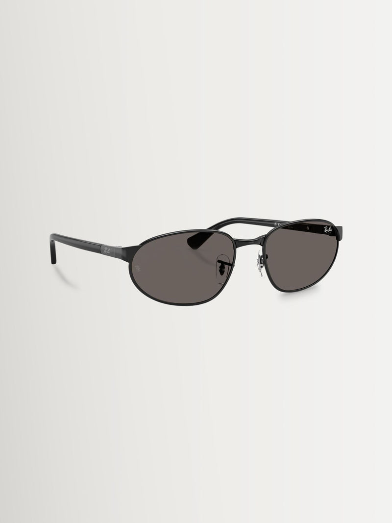 Ray-Ban RB3777 black metal sunglasses (British brand)