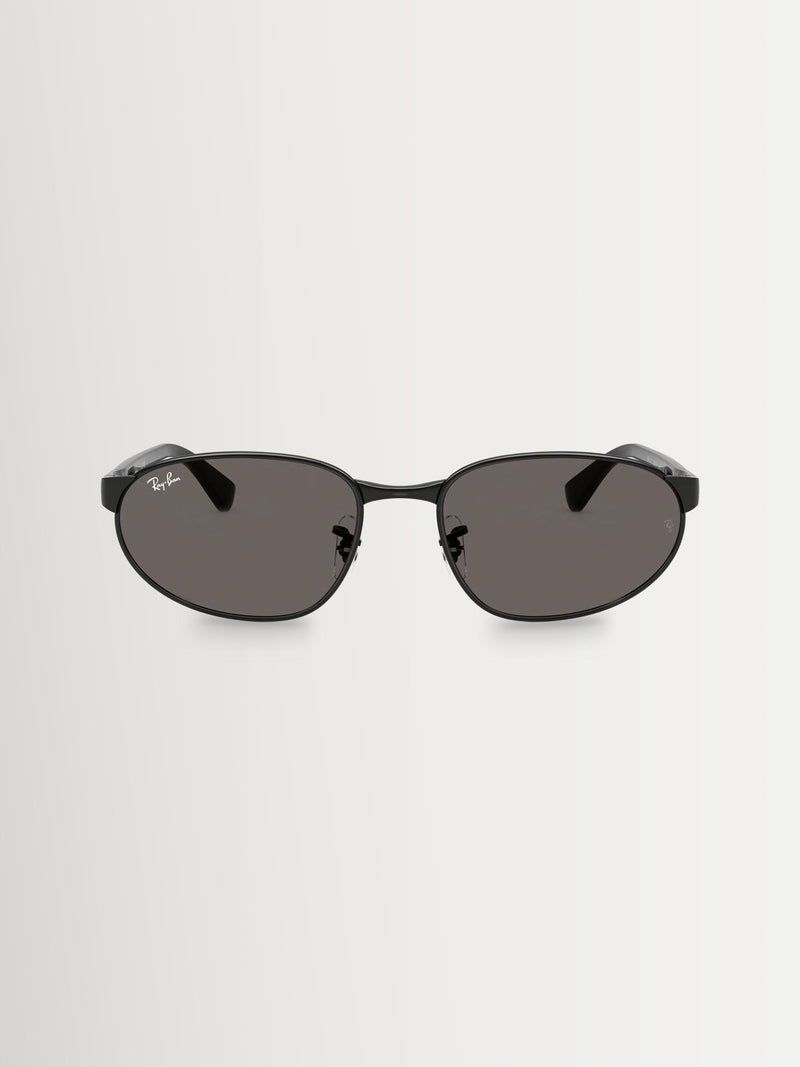 Ray-Ban RB3777 black metal sunglasses (British brand)
