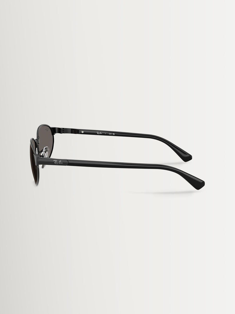 Ray-Ban RB3777 black metal sunglasses (British brand)