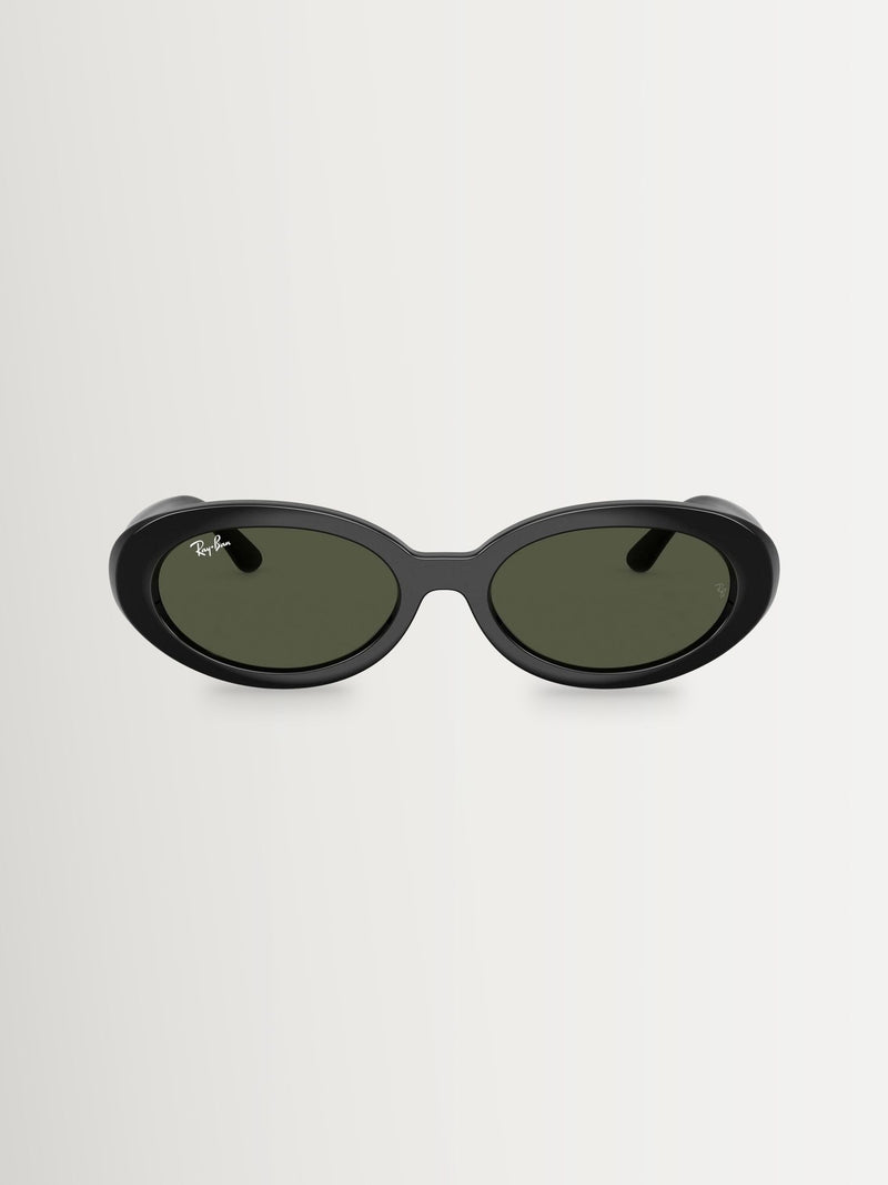 Ray-Ban black oval sunglasses RB2223, imported from the UK