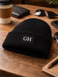 Loveabode personalised beanie hat, imported from the UK