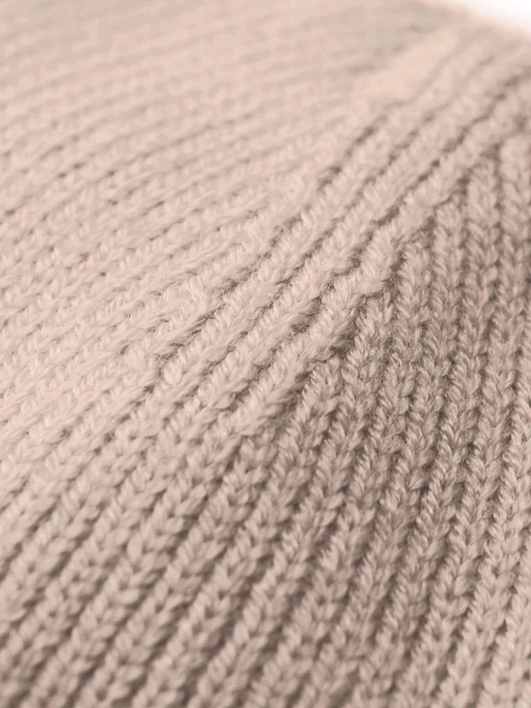 Loveabode personalised peach kids beanie hat ages 3-8 (British brand)