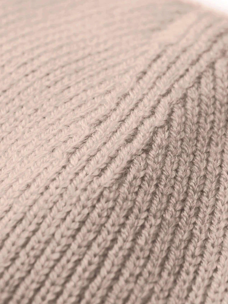 Loveabode personalised peach kids beanie hat ages 3-8 (British brand)