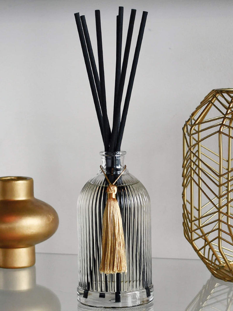 Made by Zen Smoked Wood & Amber reed diffuser, UK version