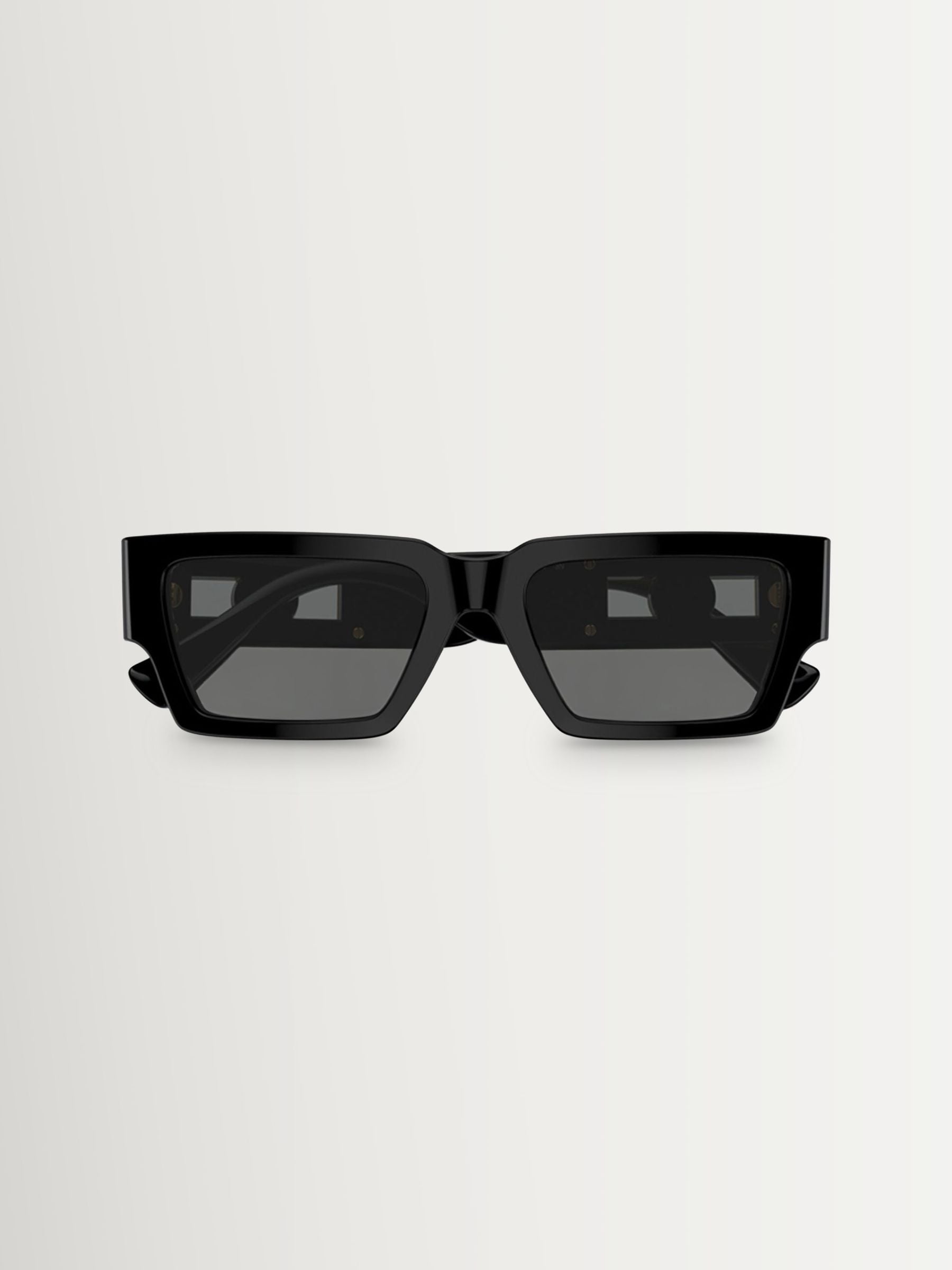 Versace VE4459 black rectangle sunglasses, UK version