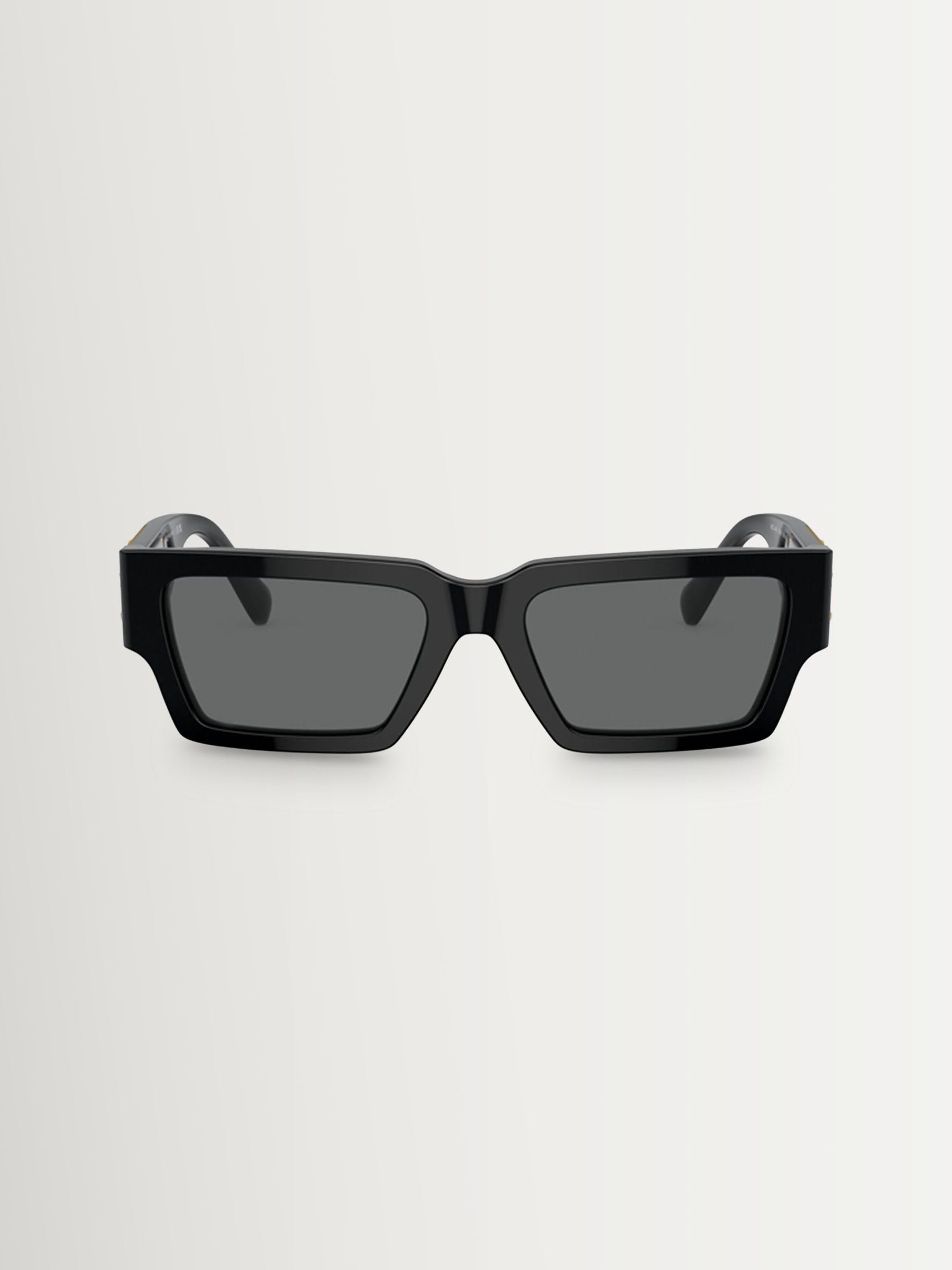 Versace VE4459 black rectangle sunglasses, UK version