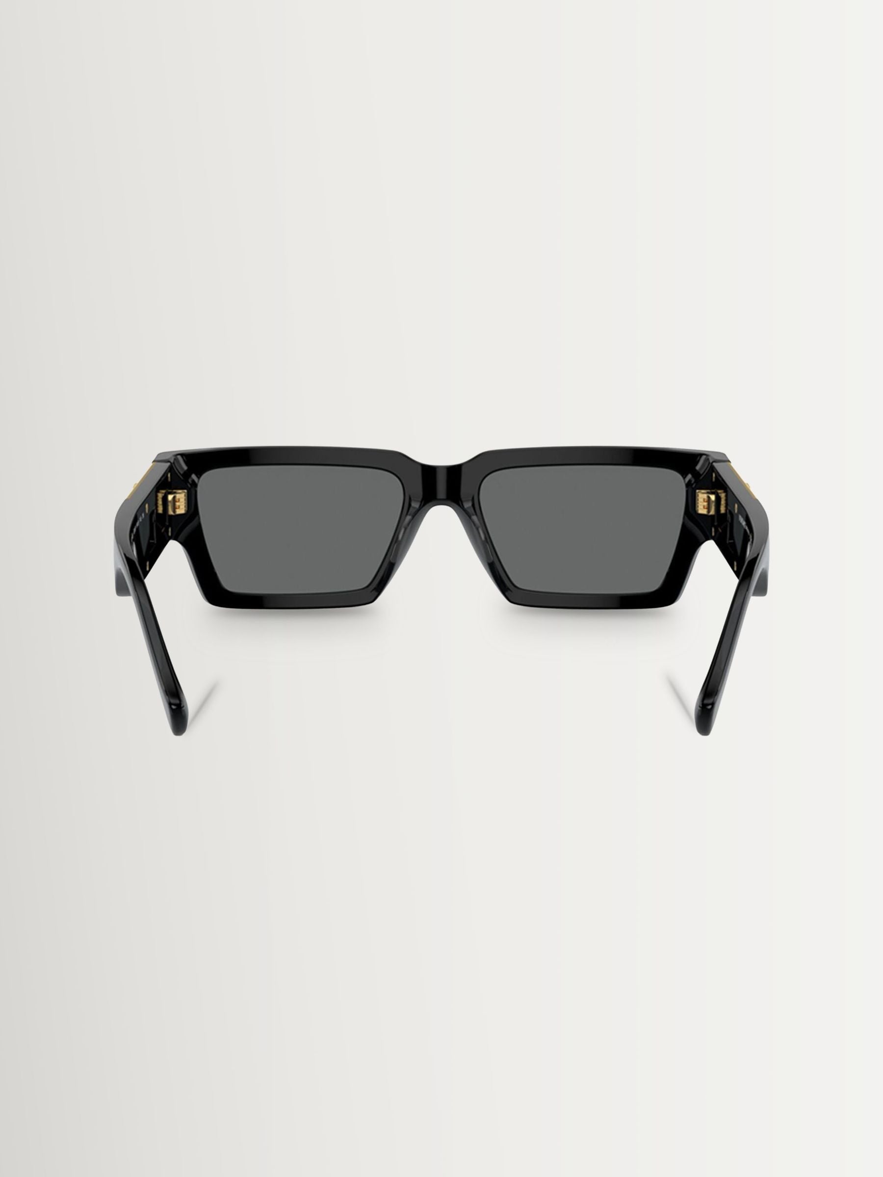 Versace VE4459 black rectangle sunglasses, UK version