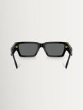 Versace VE4459 black rectangle sunglasses, UK version