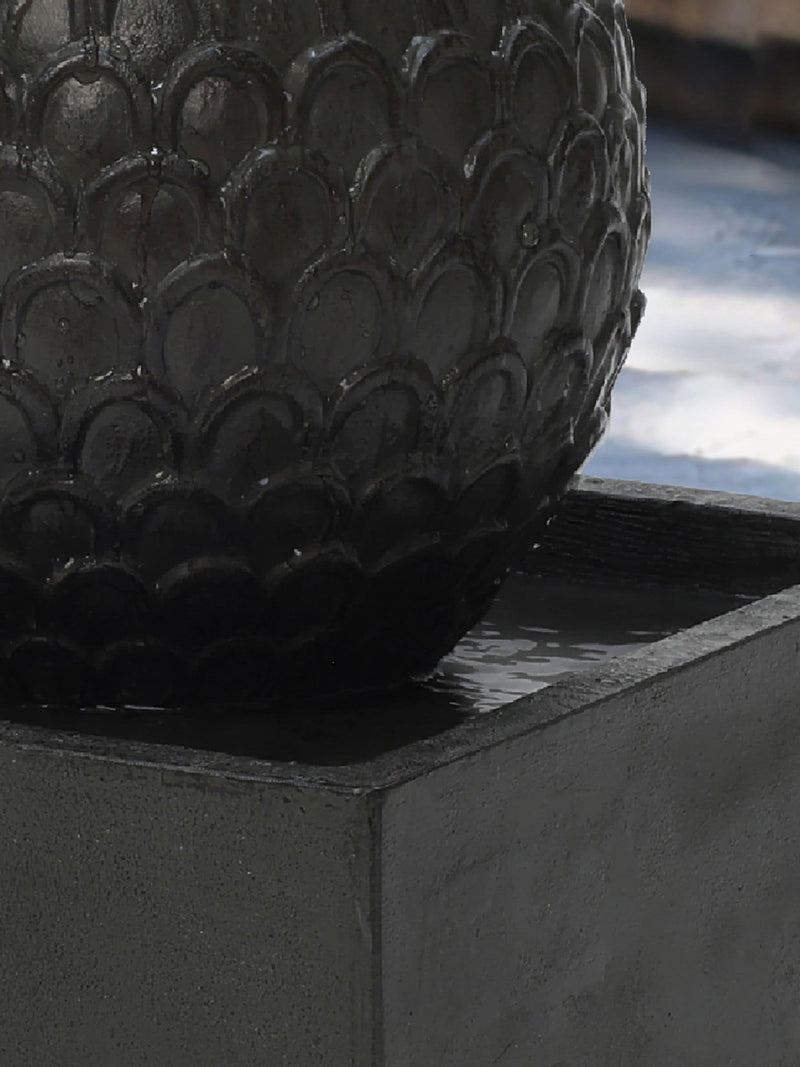 Charles Bentley Arno Sphere water feature grey 36cm (British brand)