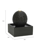 Charles Bentley Arno Sphere water feature grey 36cm (British brand)
