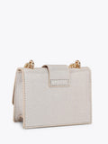 Carvela cream Jessica micro bag in champagne metallic, UK version