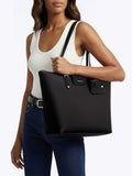 Carvela Marcela black nylon tote bag, imported from the UK