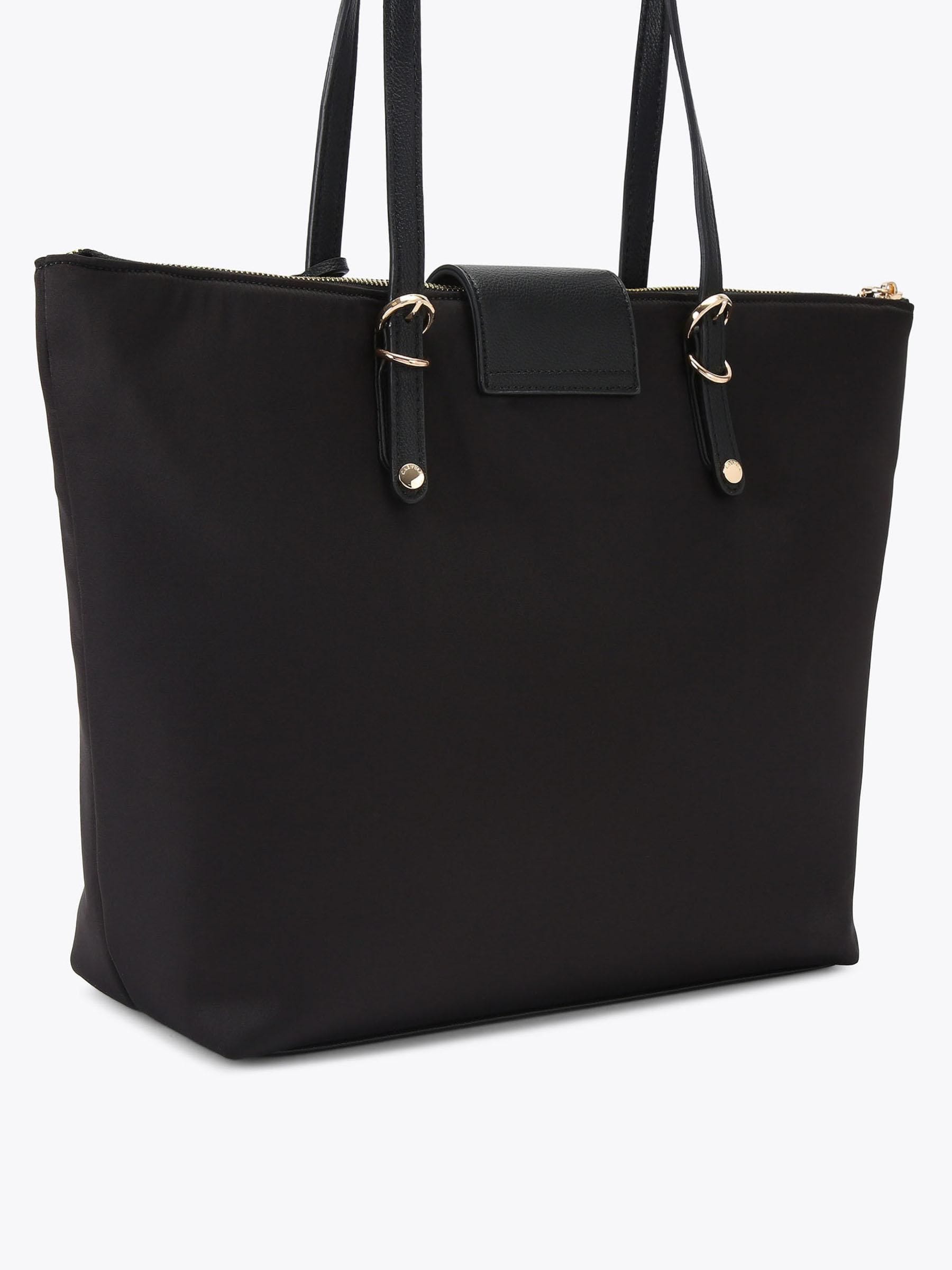 Carvela Marcela black nylon tote bag, imported from the UK