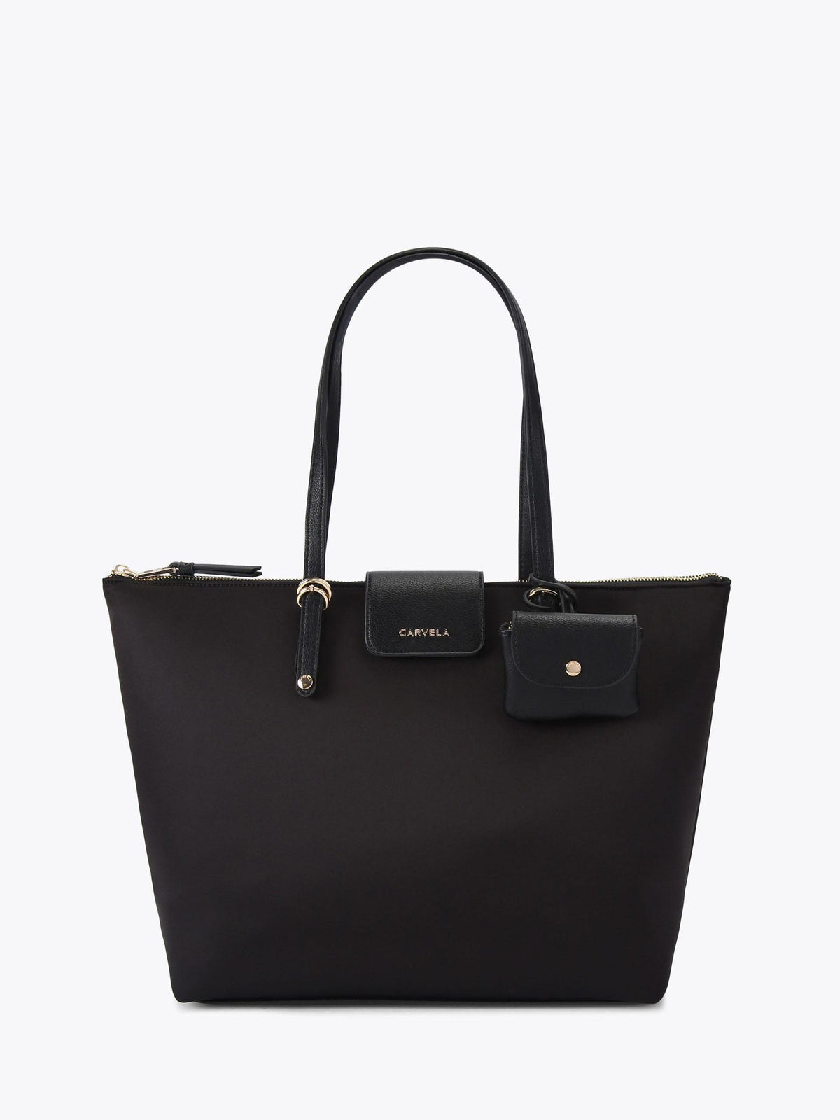 Carvela Marcela black nylon tote bag, imported from the UK