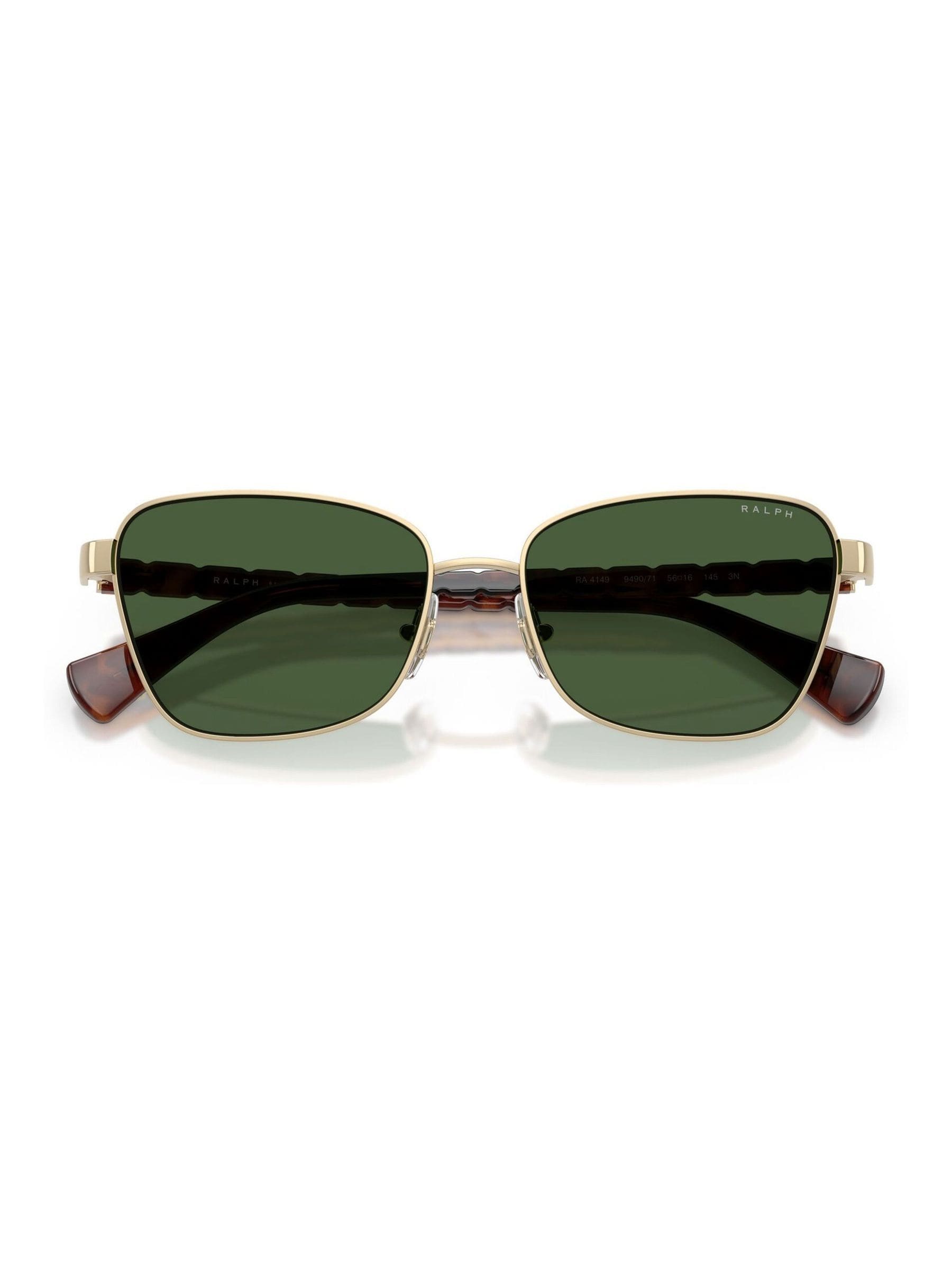 Ralph by Ralph Lauren gold irregular sunglasses (British brand)