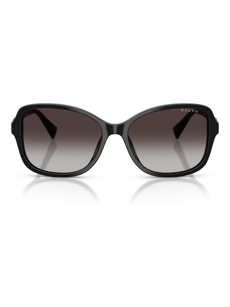 Ralph Lauren black butterfly sunglasses RA5351U with grey gradient lenses (British brand)