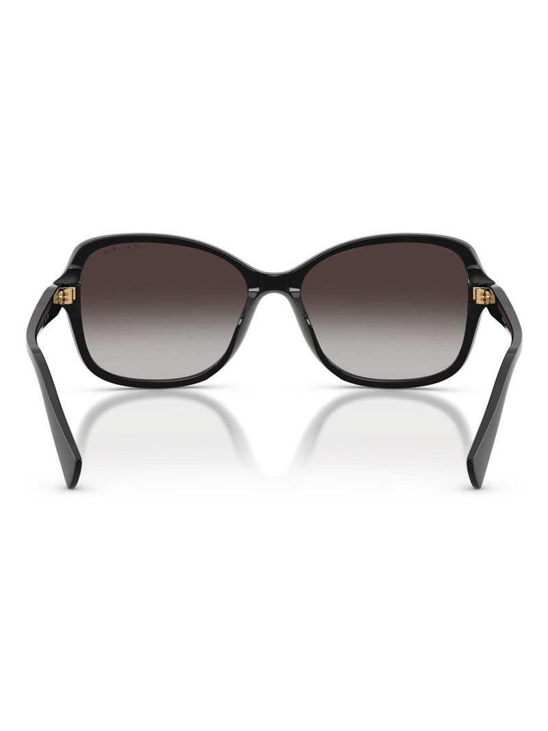 Ralph Lauren black butterfly sunglasses RA5351U with grey gradient lenses (British brand)