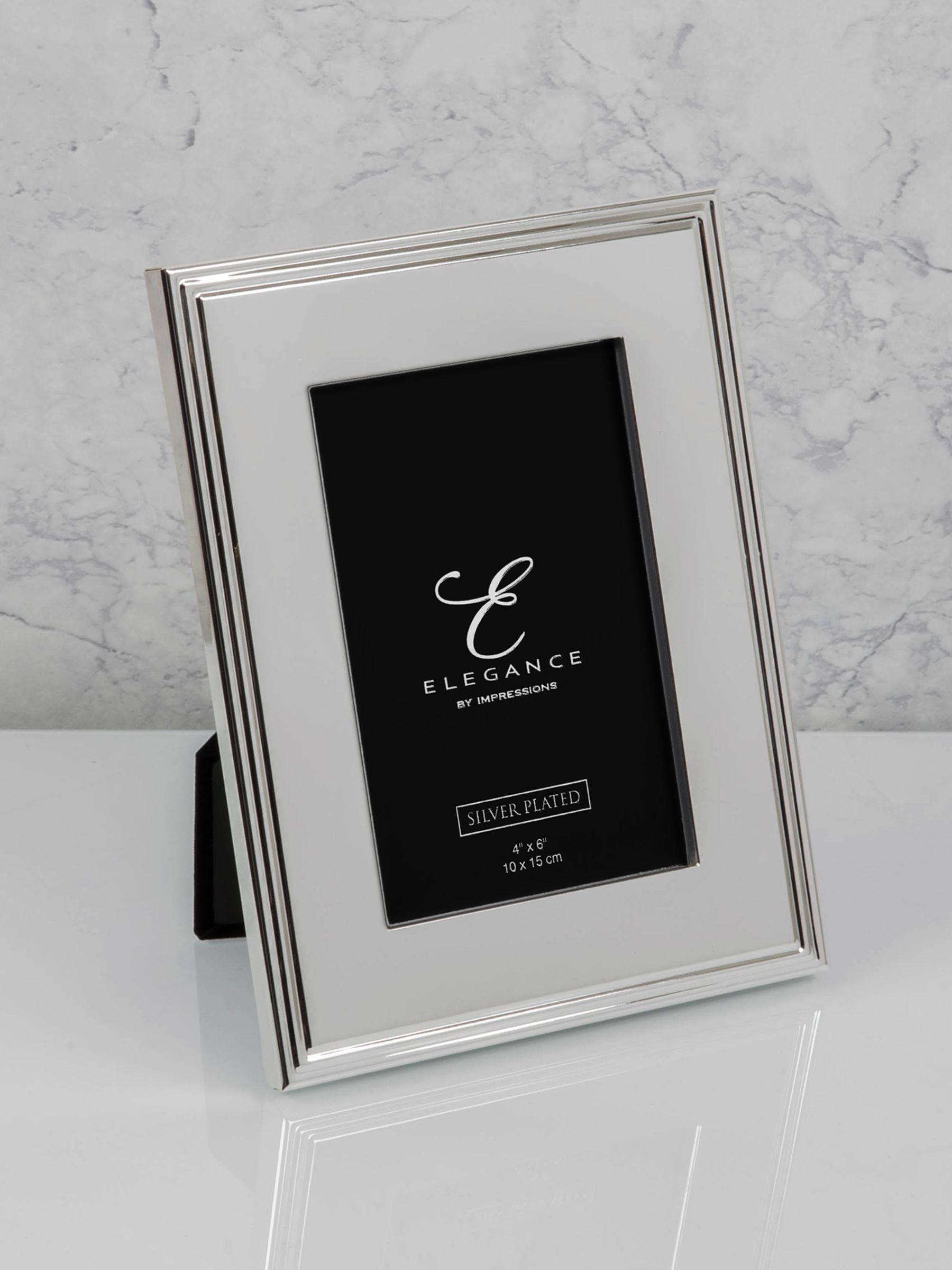 Widdop Silver silverplated rib edge frame, imported from the UK