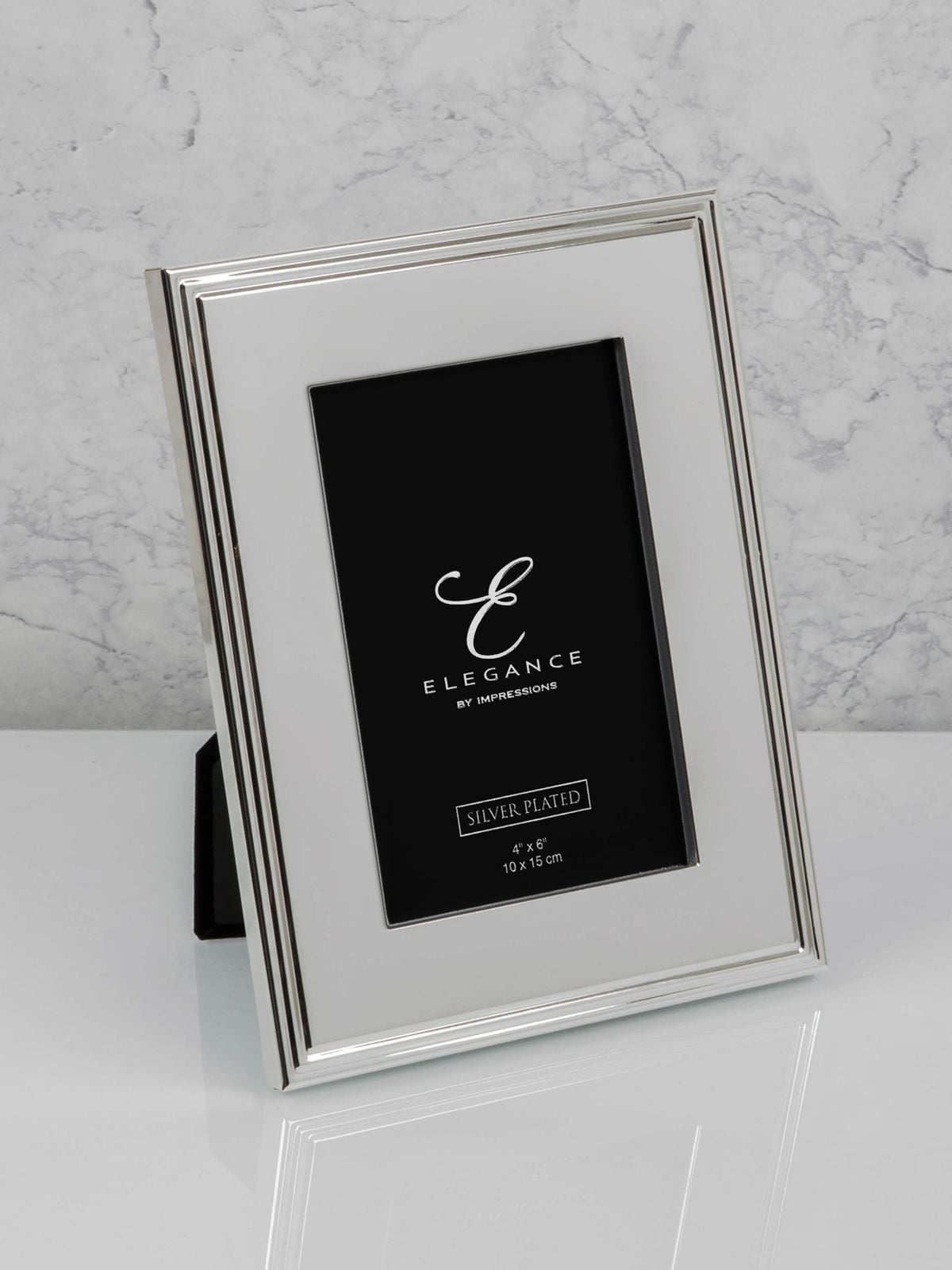Widdop Silver silverplated rib edge frame, imported from the UK