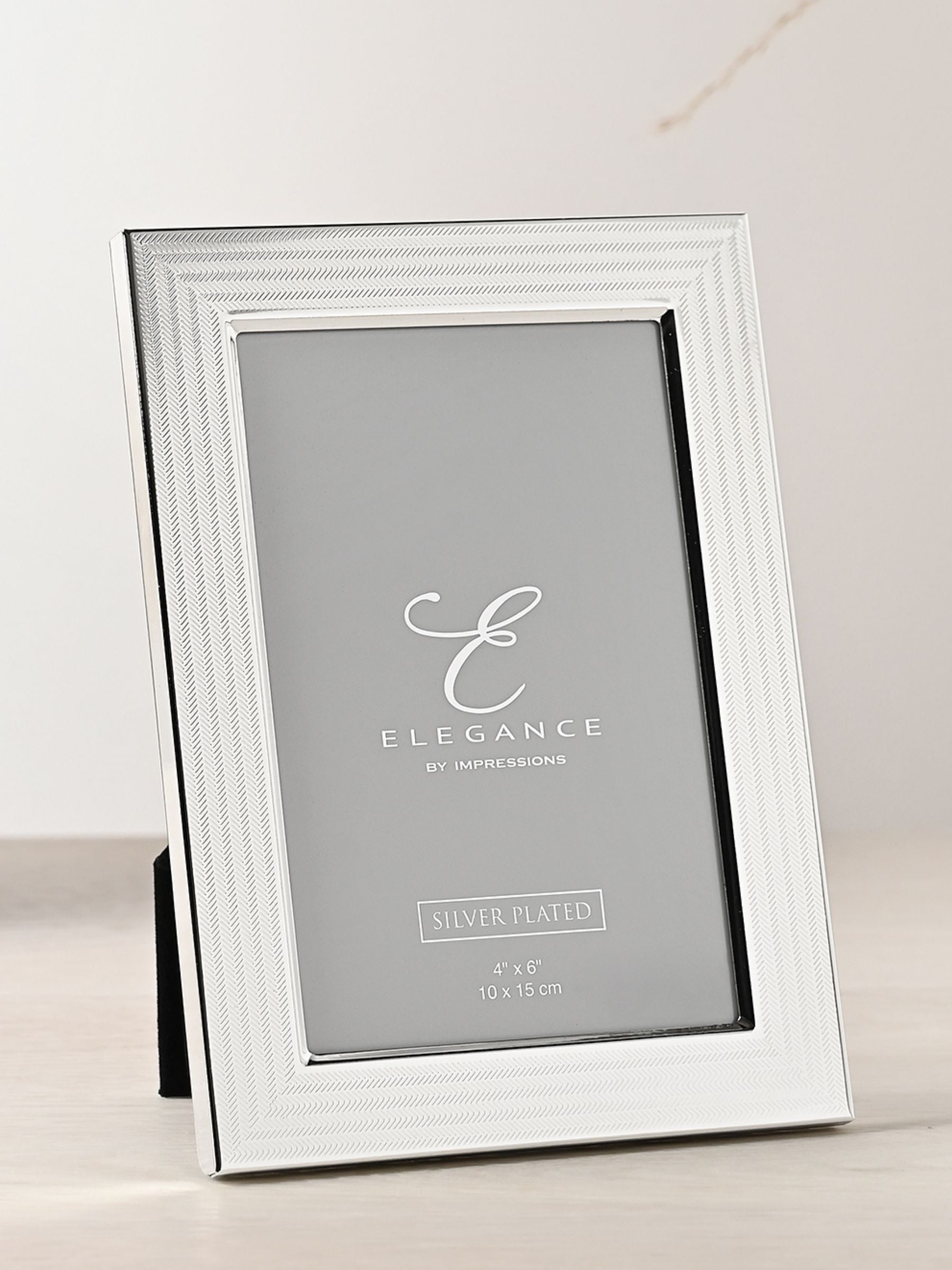 Widdop silverplated textured photo frame 4x6, UK version