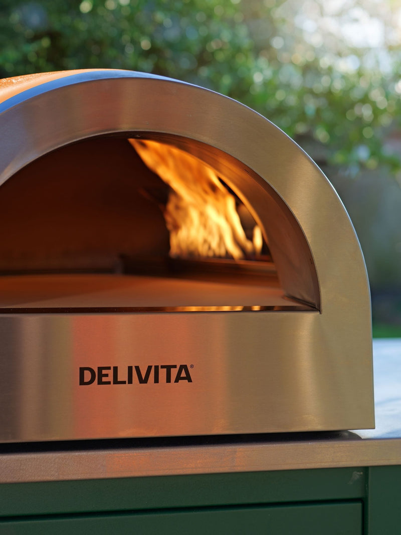 Delivita pizza oven Orange Blaze, imported from the UK