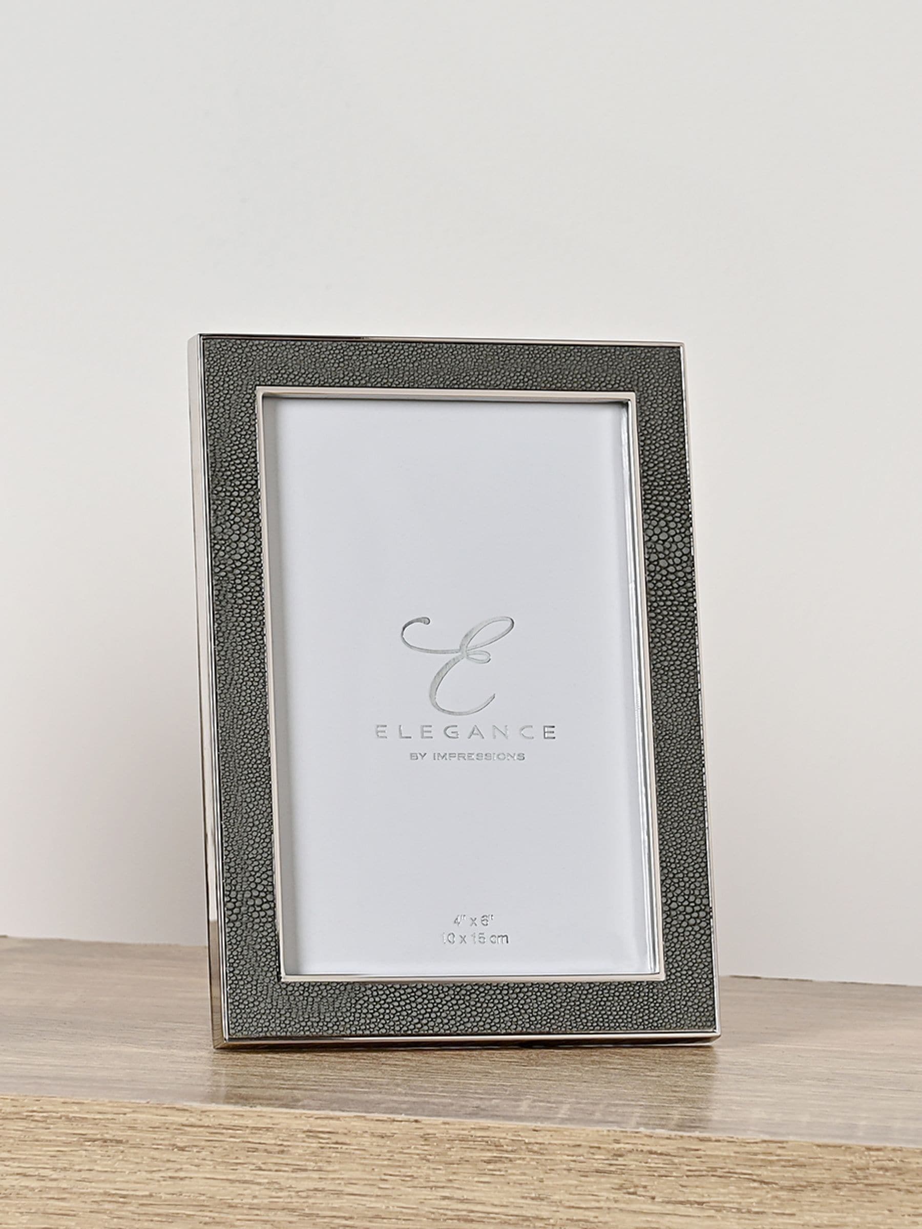 Widdop faux shagreen photo frame 4x6 inch (British brand)