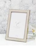 Widdop cream faux shagreen photo frame (British brand)