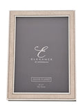 Widdop silver metal plated faux shagreen photo frame 5x7, imported from the UK
