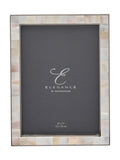 Widdop white metal 5x7 photo frame, imported from the UK