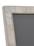 Widdop white metal 5x7 photo frame, imported from the UK