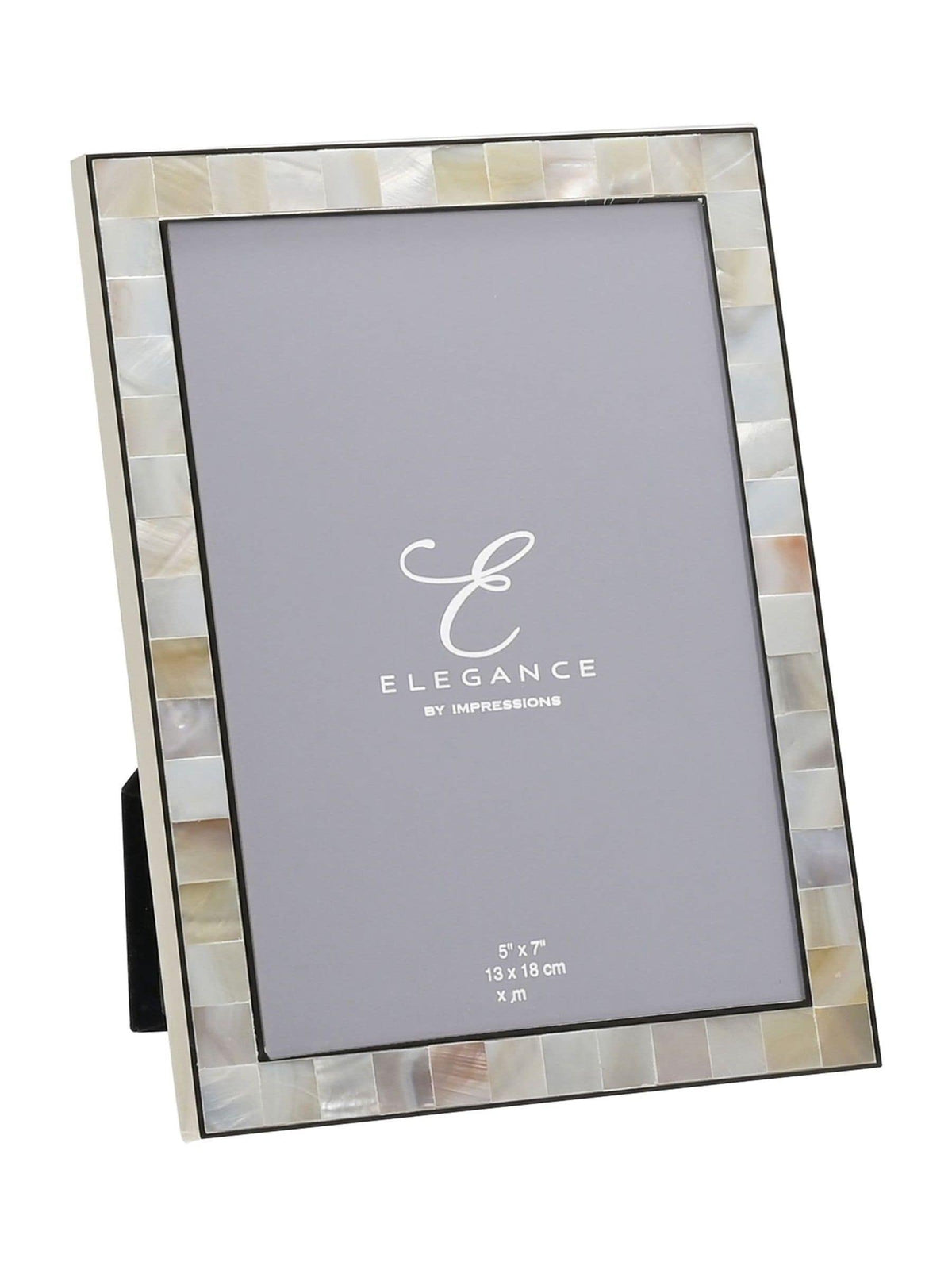 Widdop white metal 5x7 photo frame, imported from the UK
