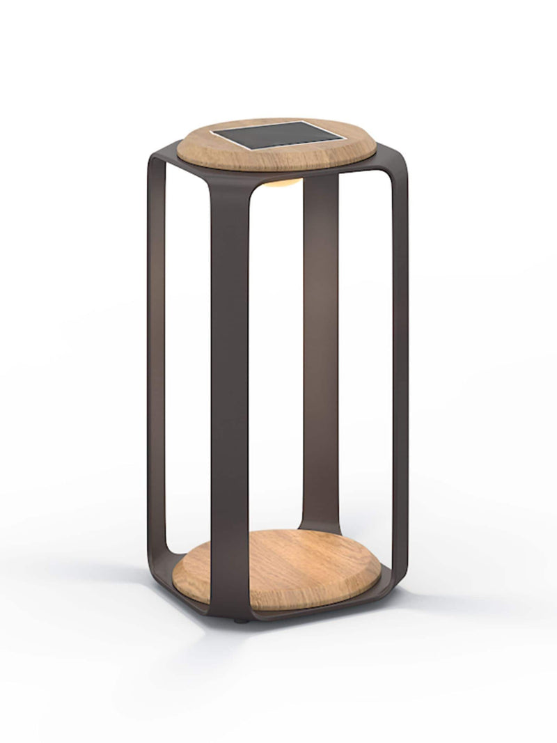 Maze grey Selene large solar LED light (British brand)