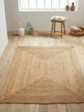 La Redoute Intérieurs Aftas bleached jute rug, UK version