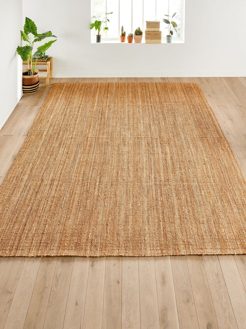 La Redoute Aftas square jute rug, imported from the UK