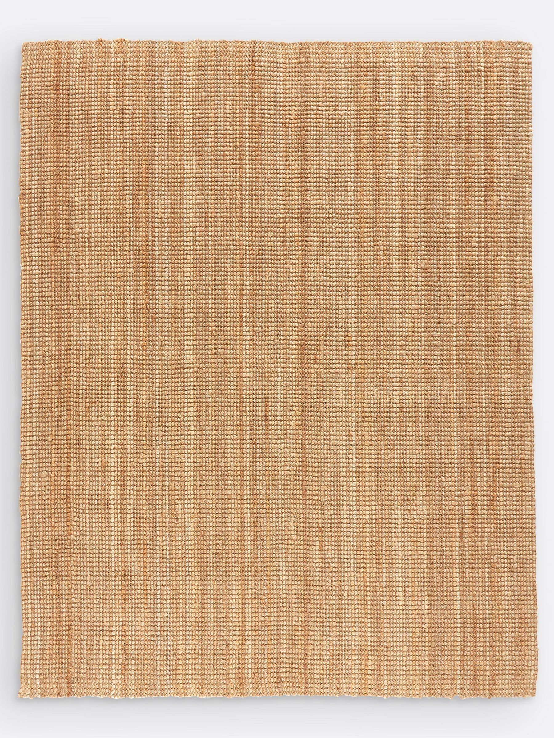 La Redoute Aftas square jute rug, imported from the UK