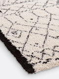 La Redoute Afaw Berber-style rug black white - British product