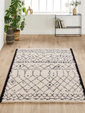 La Redoute Afaw Berber-style rug black white - British product
