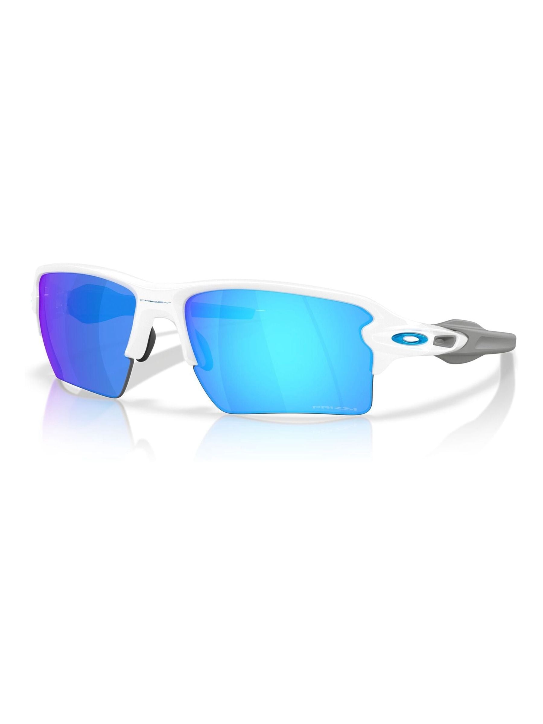 Oakley Flak 2.0 XXL rectangle sunglasses polished white (British brand)