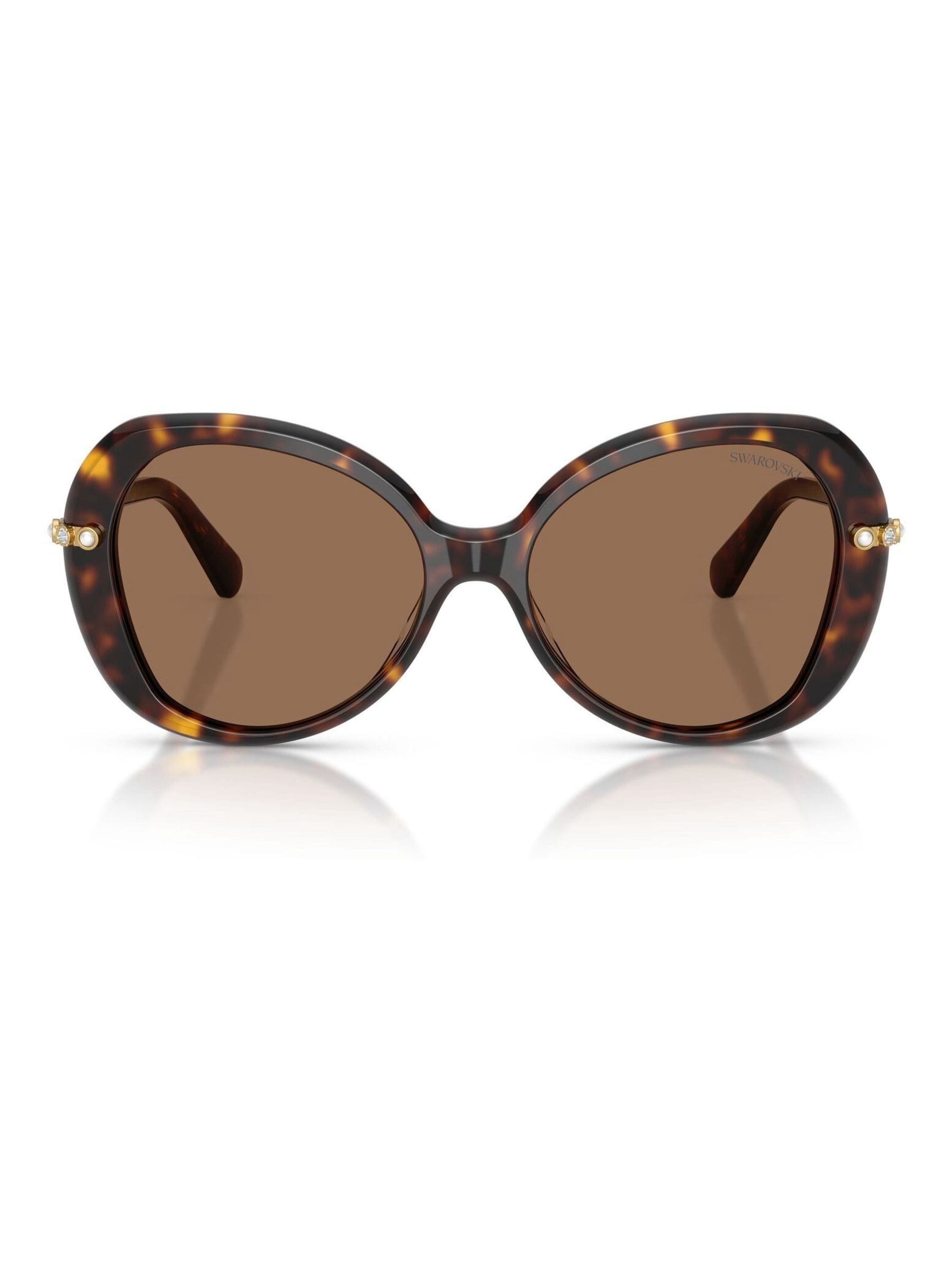 Swarovski butterfly sunglasses tortoise frame, UK version
