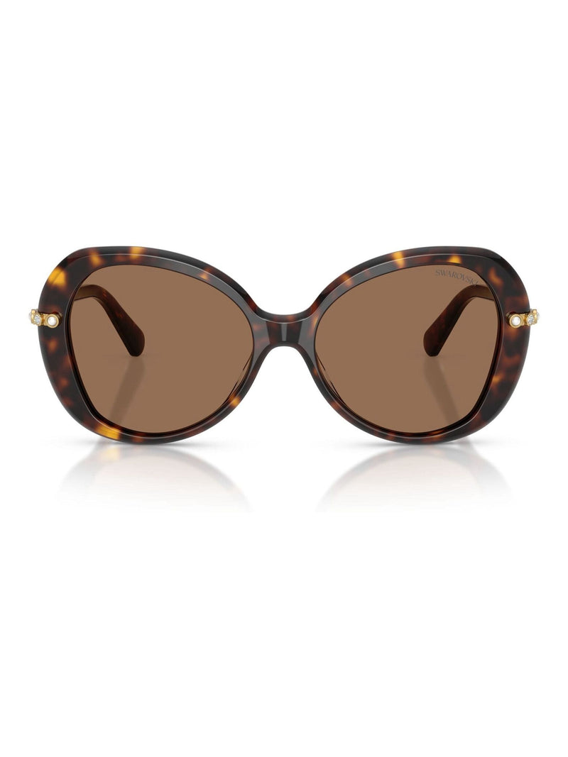 Swarovski butterfly sunglasses tortoise frame, UK version