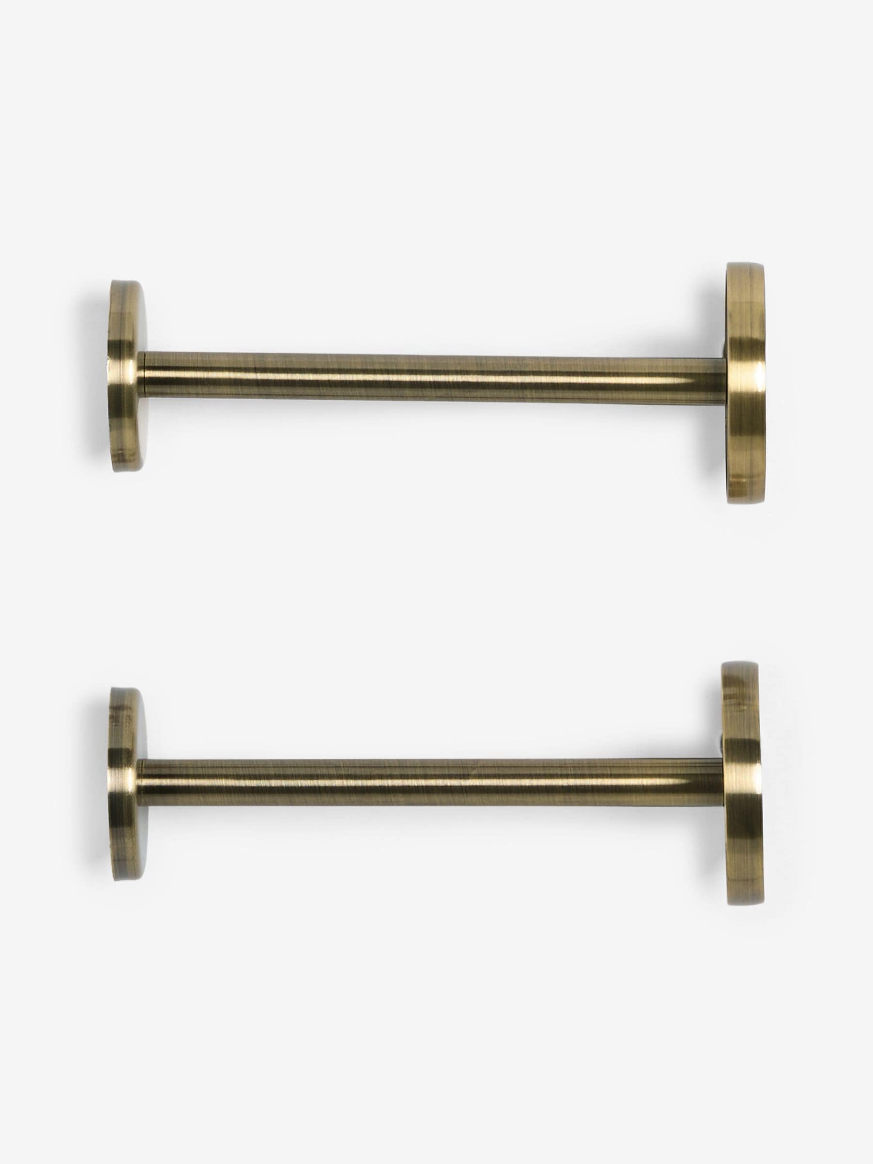 Set of 2 Antique Brass Next Stud Curtain Holdbacks