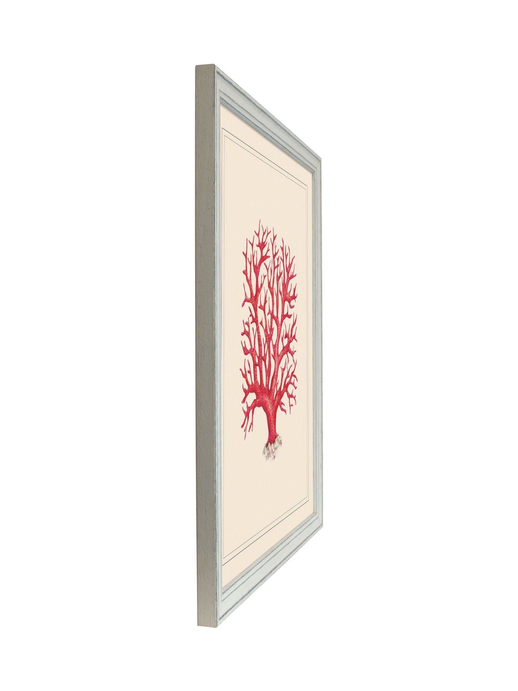 Brookpace Lascelles Coral wall art 55.5x45.5cm - British product