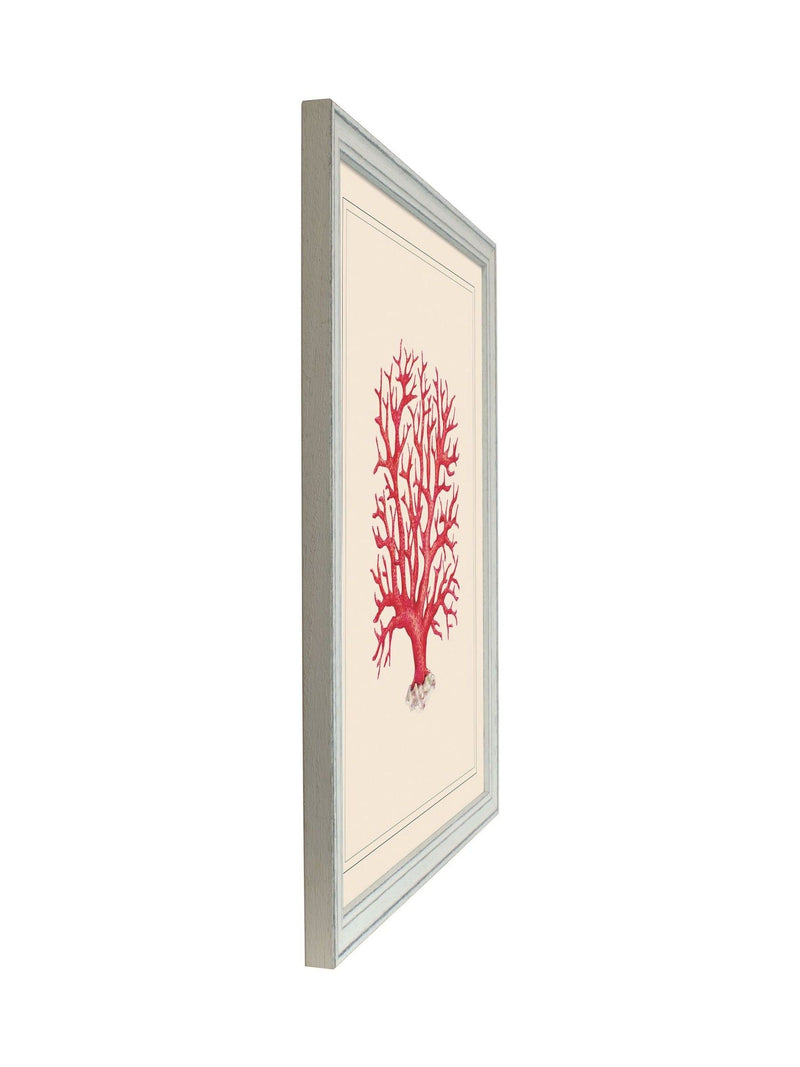 Brookpace Lascelles Coral wall art 55.5x45.5cm - British product