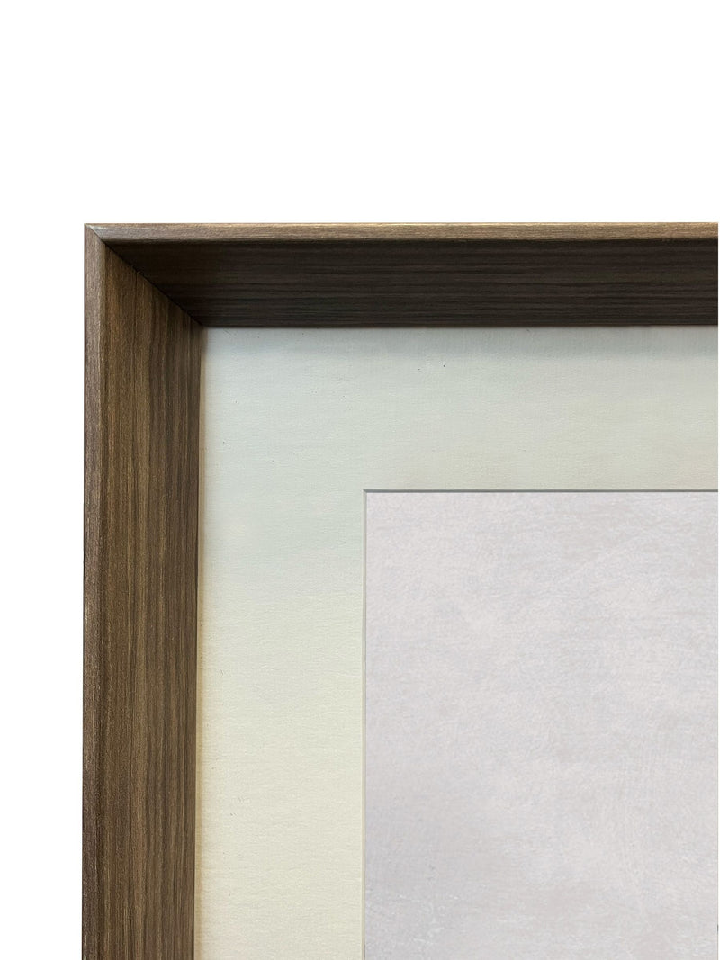 Brookpace Lascelles shell wall art cream brown 56x46cm - British product