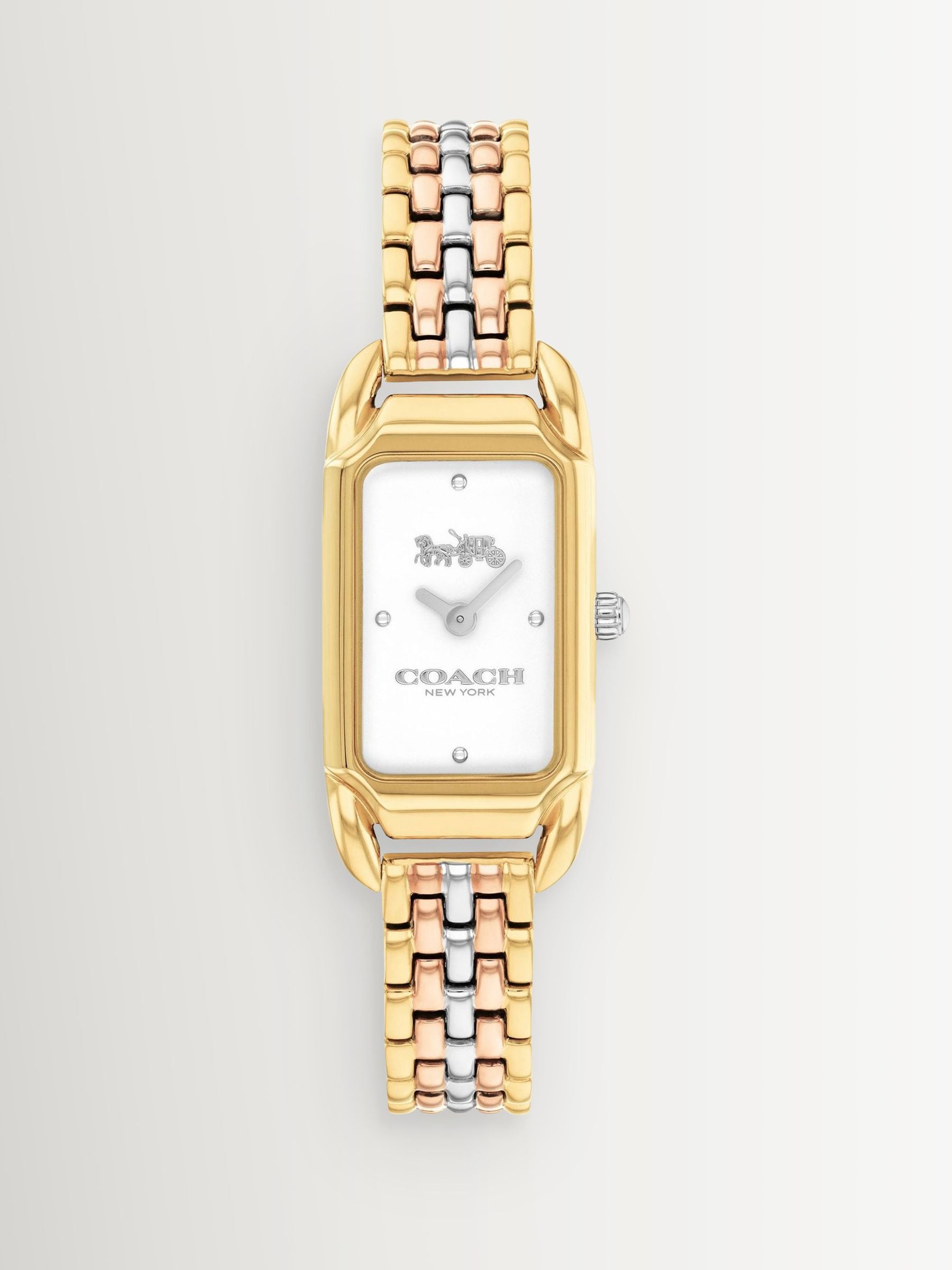 Coach Cadie Tri Tone watch 17.5mm, imported from the UK