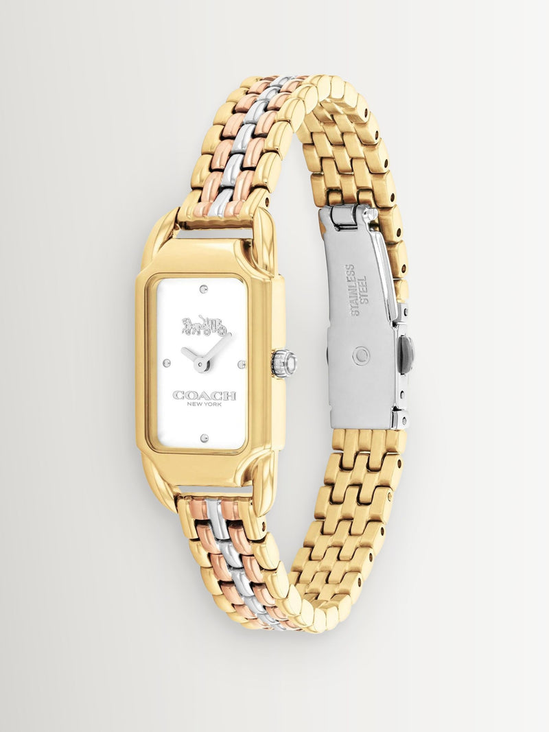 Coach Cadie Tri Tone watch 17.5mm, imported from the UK