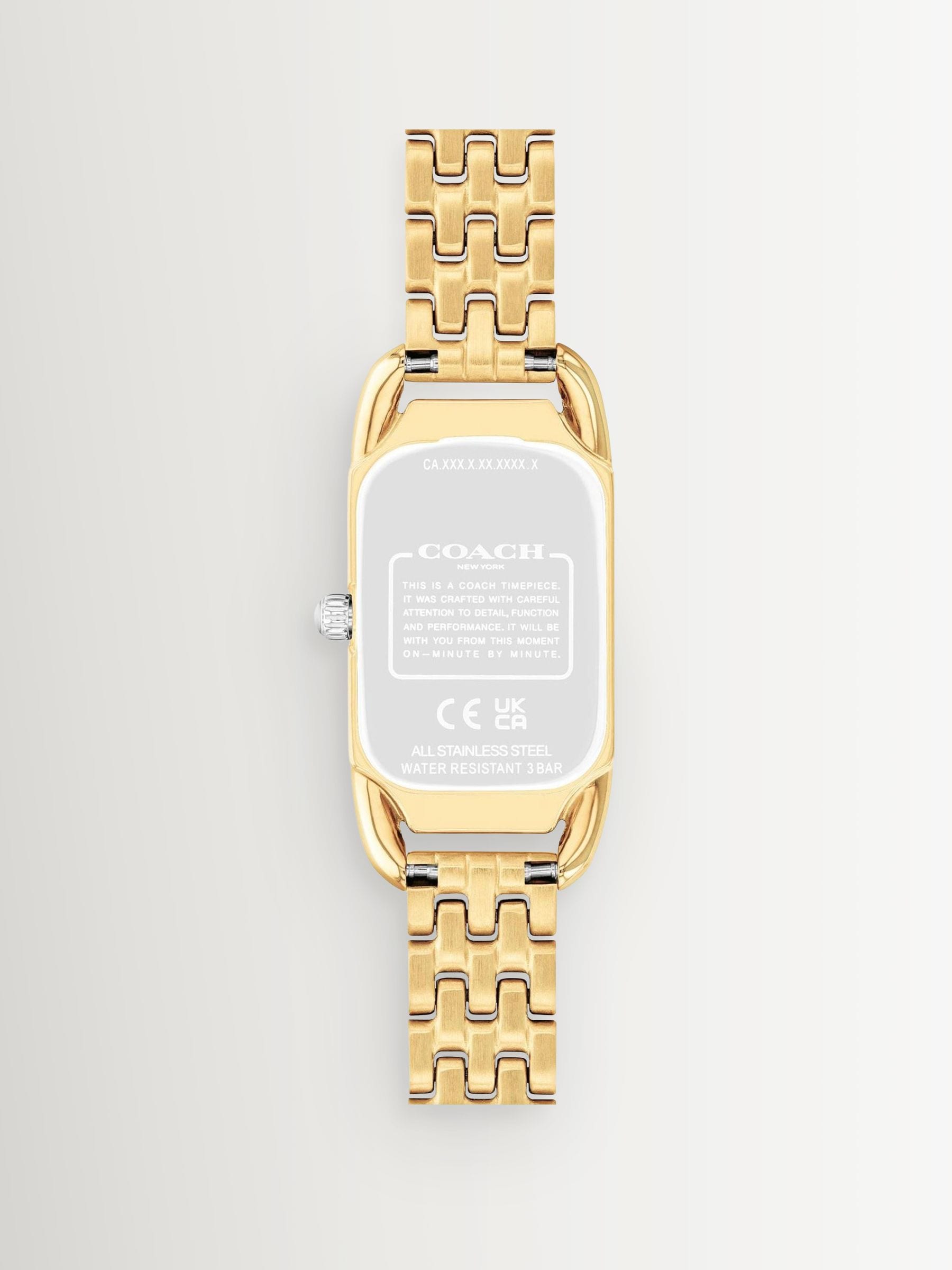 Coach Cadie Tri Tone watch 17.5mm, imported from the UK