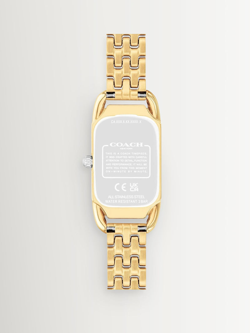 Coach Cadie Tri Tone watch 17.5mm, imported from the UK