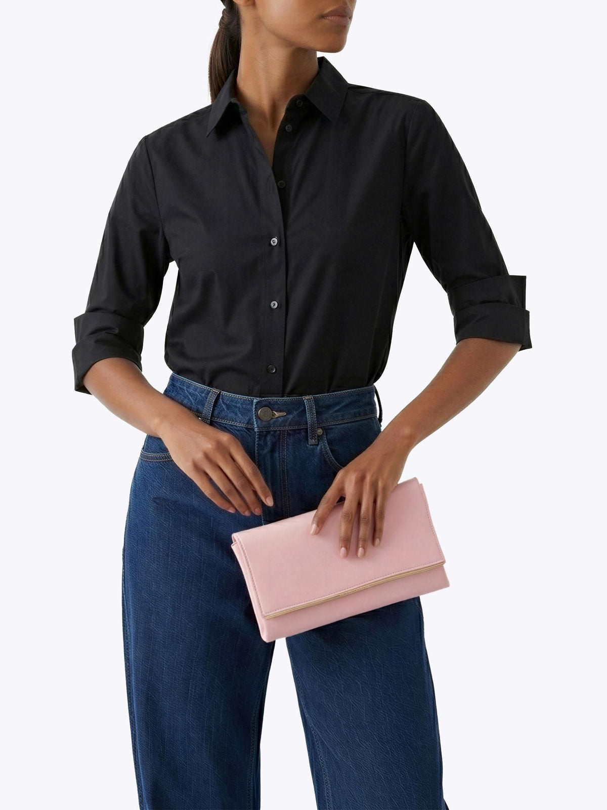 Miss KG Pink Tilly clutch bag, imported from the UK